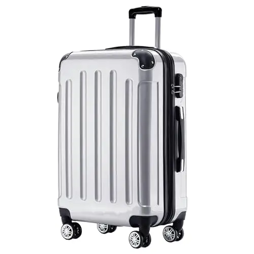 beibye hartschalenkoffer 45 liter silber