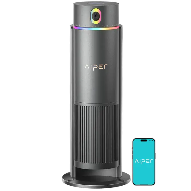 Aiper IrriSense 2 Smartes Bewässerungssystem, Mehrzonen-Bewässerungsgerät mit App-Steuerung, intelligenter Zeitplanung und Regensensor für Rasenflächen bis 446 m²