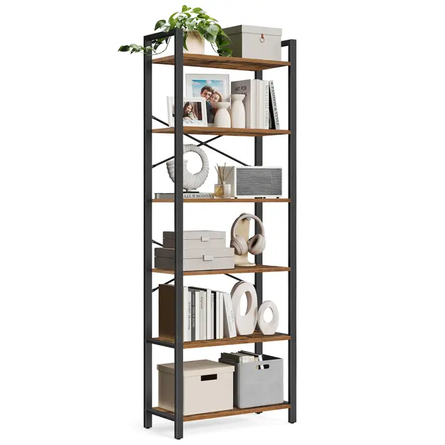 vasagle regal bücherregal standregal 6