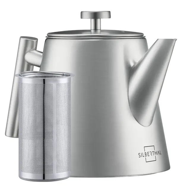 silberthal teekanne 1l edelstahl