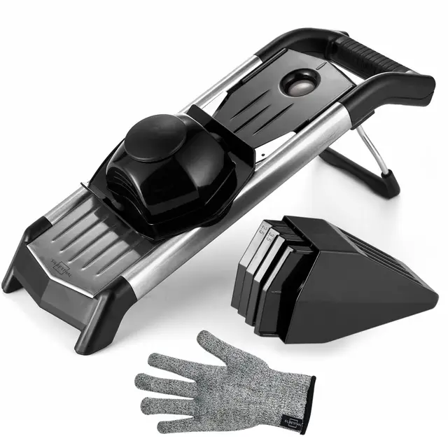 SILBERTHAL Mandoline V-Hobel mit Wechseleinsätzen
