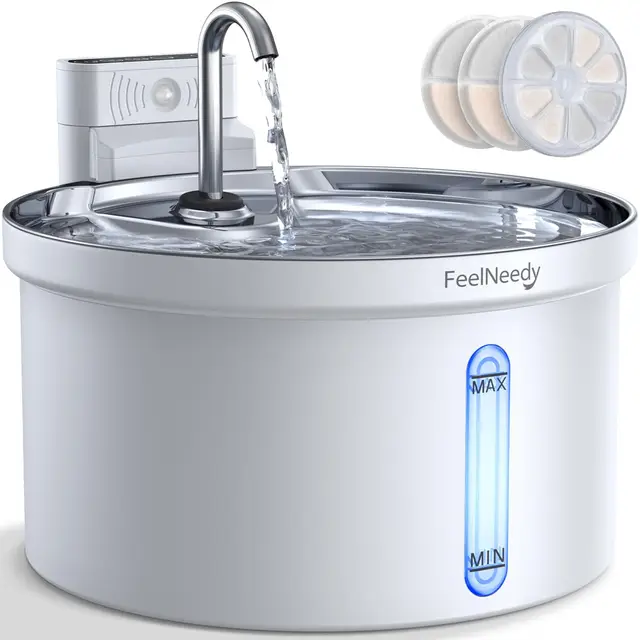 feelineedy katzenbrunnen edelstahl 3,5l