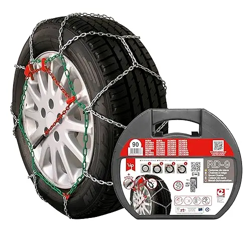 RD9 Metallschneeketten Größe 90 2er-Set