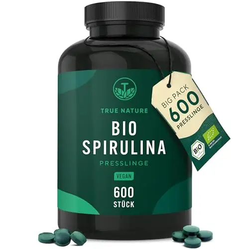 TRUE NATURE Bio Spirulina 500mg Tabletten