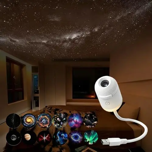 sinlay sternenhimmel projektor 360° usb