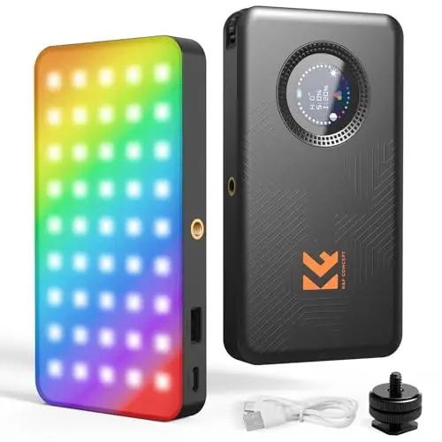 k&f concept 135 led rgb videoleuchte