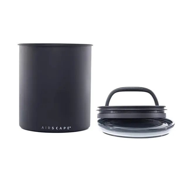 Airscape Kaffeebehälter luftdicht 3,5 L Edelstahl Schwarz