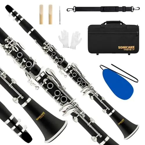 sonicake qcr-11 bb klarinette versilbert