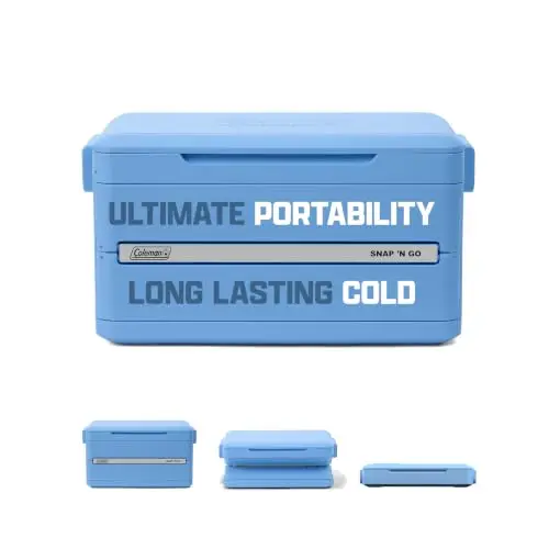 coleman snap n go faltbare kühlbox 35