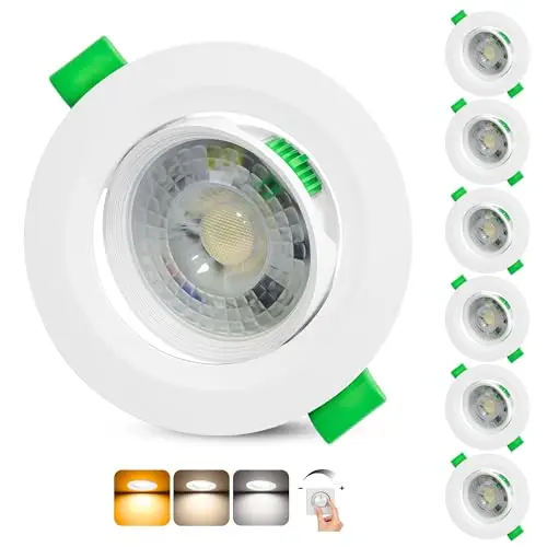 aulaiyi led einbaustrahler 230v dimmbar