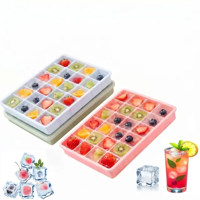 chesomn silikon eiswürfelform 3er 24