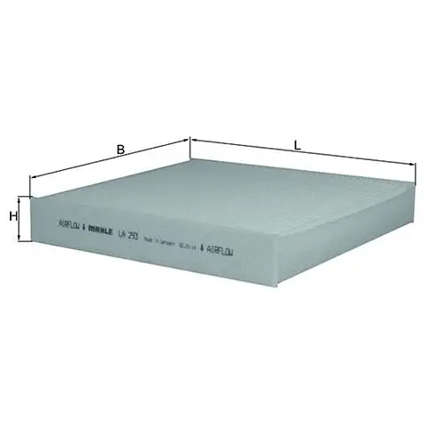 MAHLE LA 293 Innenraumfilter