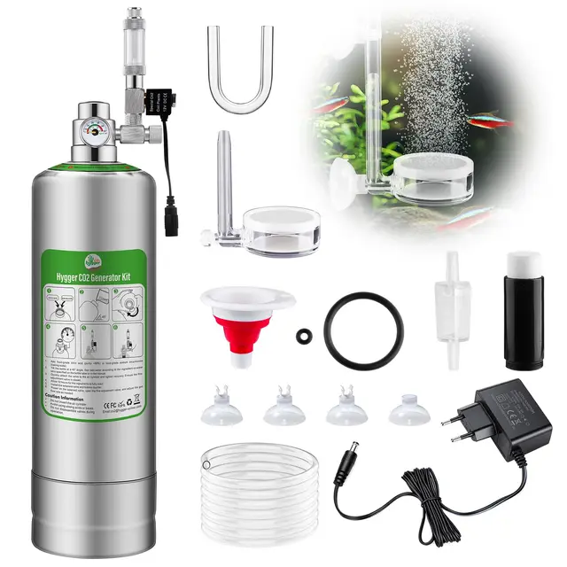 hygger co2 komplettset 5l aquarium