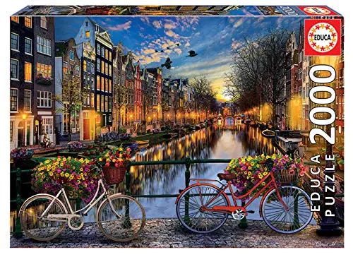 Educa 17127, Amsterdam, 2000 Teile Puzzle für Erwachsene und Kinder, Niederlande, Holland