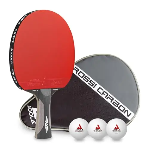 JOOLA Tischtennisschläger Rosskopf Carbon/Mega Carbon - ITTF genehmigter Profi Carbon Tischtennisschläger