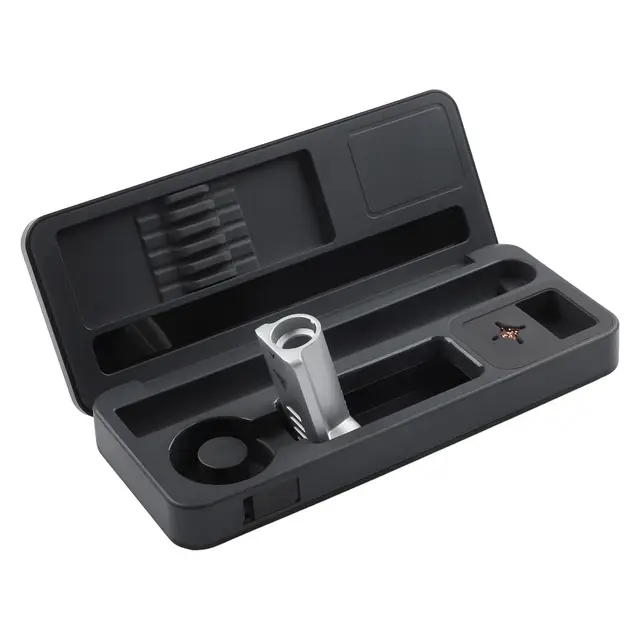 HS-02A Smart Lötkolben-Kit, mobile Arbeitsbank-Aufbewahrungsbox mit Typ-C-Aufladung, 9-24V DC Temperaturregelungsgehäuse, IPS-Display Smart Lötstation (Nur Aufbewahrungsbox HS-02A)
