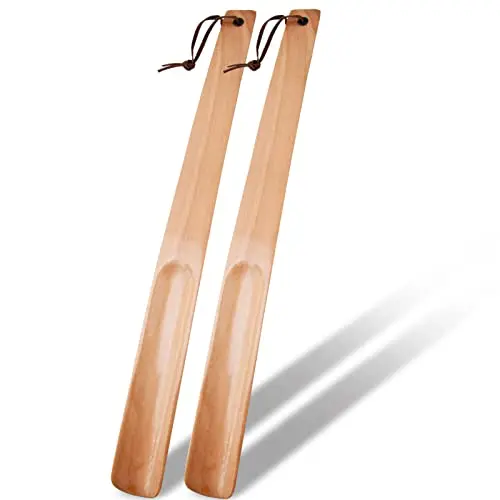onebarleycorn schuhlöffel holz 2er set