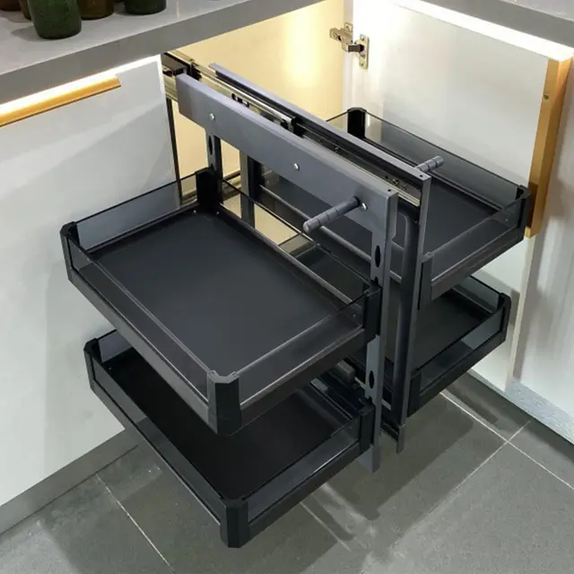 gaojylf eckschrank auszug 4 körbe soft