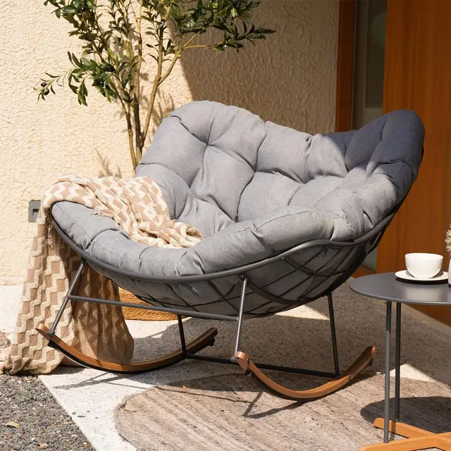 grand patio luoyi grau schaukelstuhl