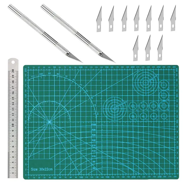 innal 14-teiliges schneidematte set