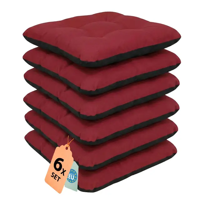superkissen24 outdoor sitzkissen 6er