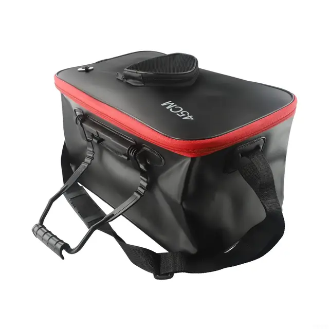 Faltbare Fisch-Lebendbox, EVA, wasserdicht, Angeleimer mit Schultergurt, Aufbewahrungsbehälter für Outdoor-Aktivitäten (30 cm)