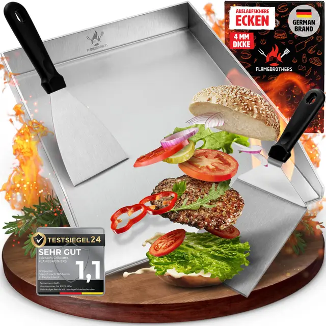 flamebrothers plana grillplatte
