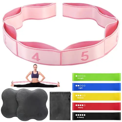 cersaty Yoga Gurt Dehnungsband Set
