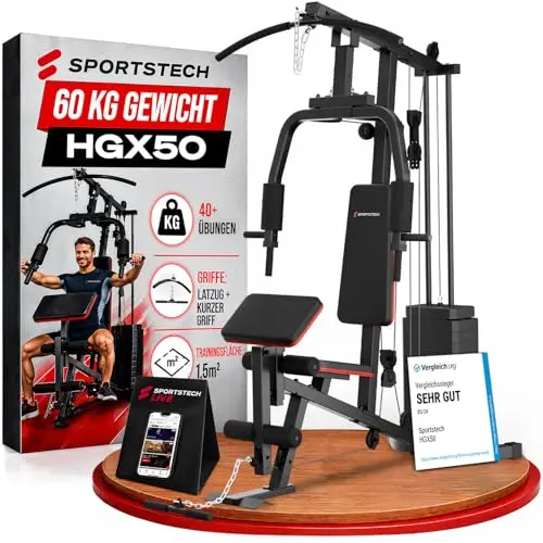 Sportstech HGX50 Multifunktions-Kraftstation