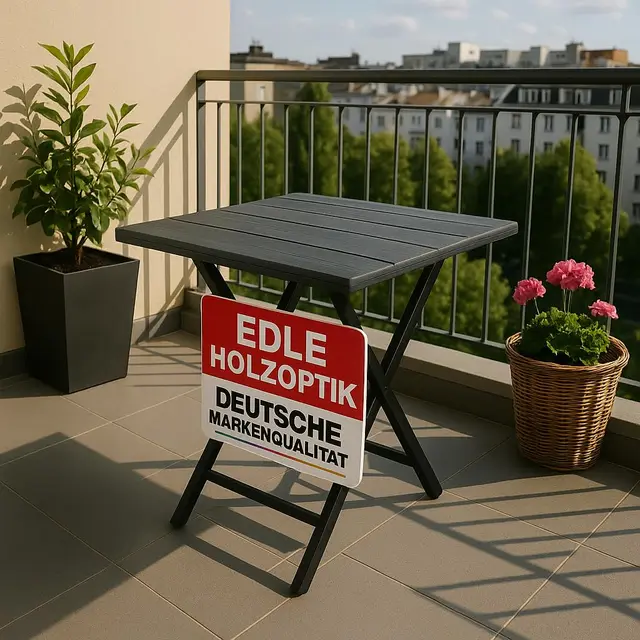 onbest balkontisch klappbar 61cm