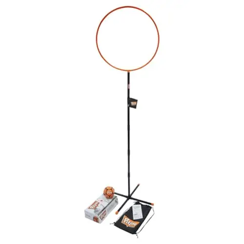 Ballspiel Indoor Kinder und Erwachsene, Quidditch Wurfspiel Indoor für Erwachsene/Kinder/Gruppen/Familie, höhenverstellbarer Quidditch Ring-Stab