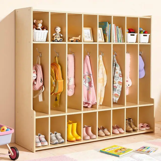 vevor kindergarderobe sperrholz 24