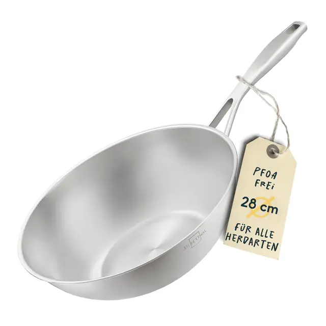 silberthal wokpfanne induktion 28 cm