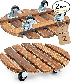 bamworld pflanzenroller 2er set 30 cm
