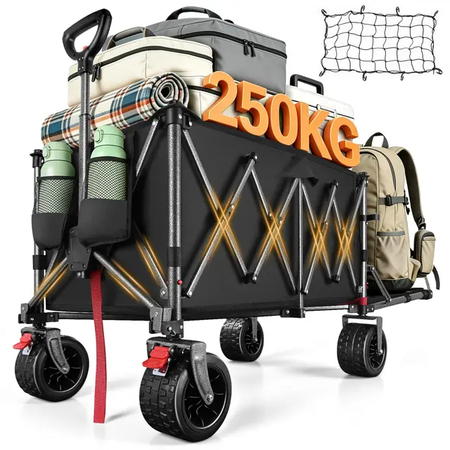 ybeaupe pro w103-2 bollerwagen faltbar