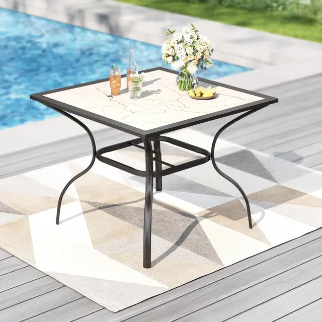 PHI VILLA Gartentisch 94x94
