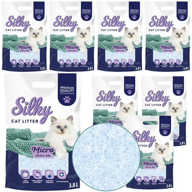 silky mikro silikat-katzenstreu 30l