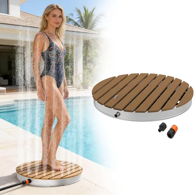uisebrt wpc gartendusche bodendusche