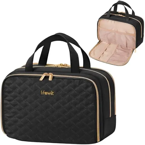 lifewit kosmetiktasche hängend schwarz