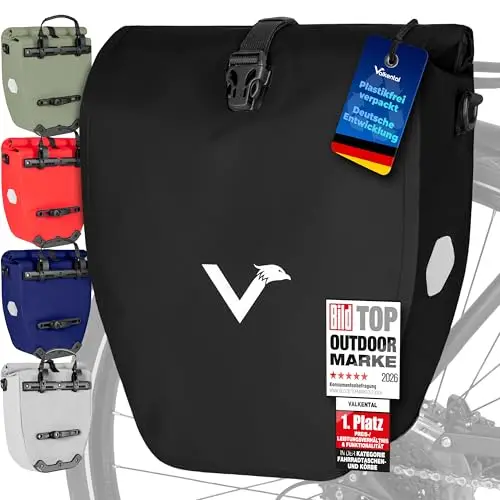 valkental große gepäckträgertasche