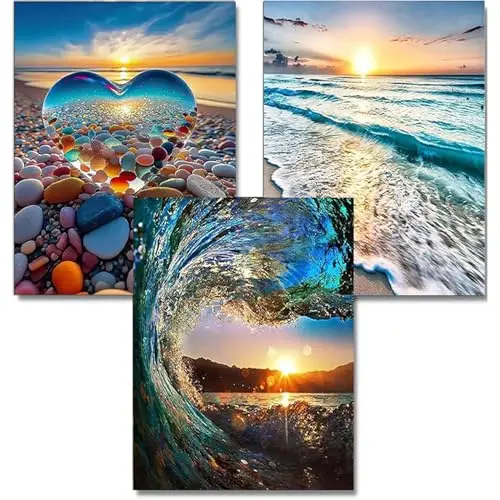 wemeon diamond painting 3er set strand
