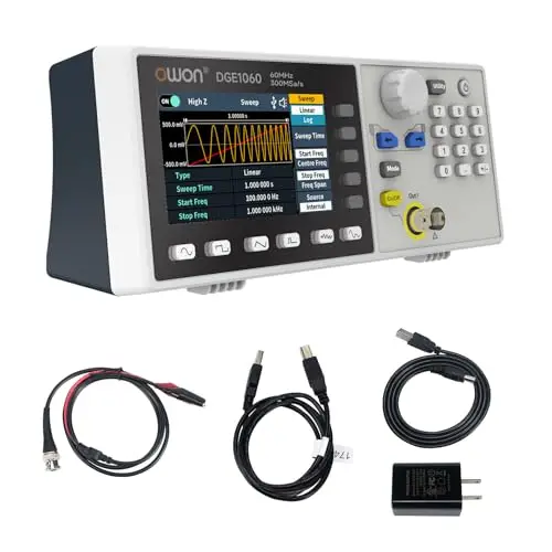 owon dge1060 funktionsgenerator 60 mhz