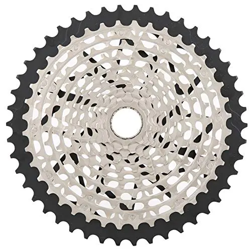 12 Speed ​​Bike Freewheel XD9 46T CNC Leichtes Mountain Fahrrad Schwungrad Hochfestigkeit Stahllegierung Alloy -Zahnrad für Straßenradfahren 493g Silber