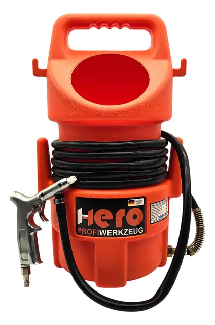 HERO Sandstrahler Druckluft 10L – Mobiles Sandstrahlgerät