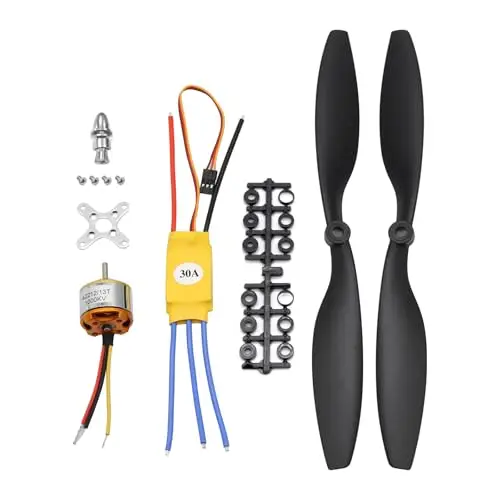 1000KV bürstenloser Motor/Motor/30A elektronischer Geschwindigkeitsregler/1045 Propeller (Set), geeignet für ferngesteuerte Flugzeuge