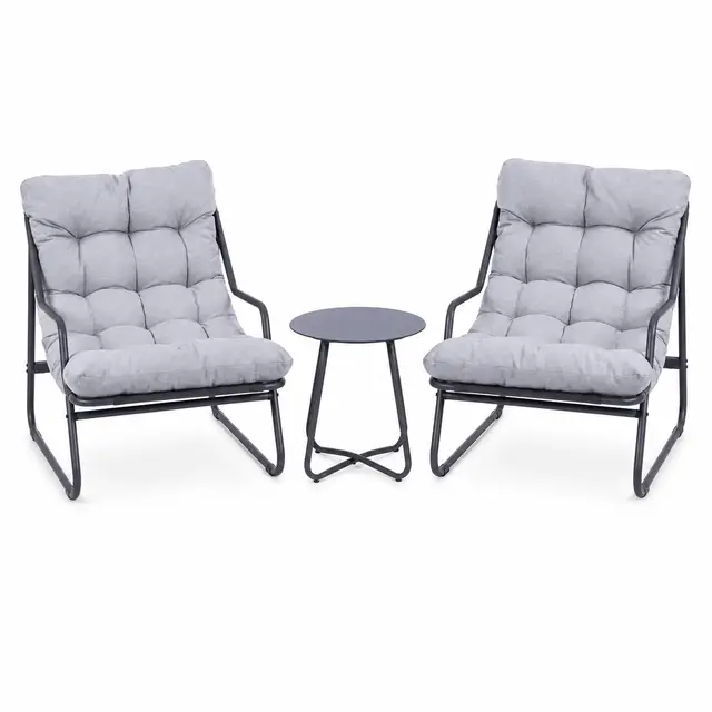 Koll Living Lara Bistro-Set Grau