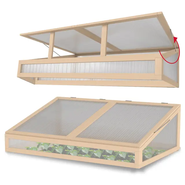 schroth home frühbeetaufsatz 120x80x40