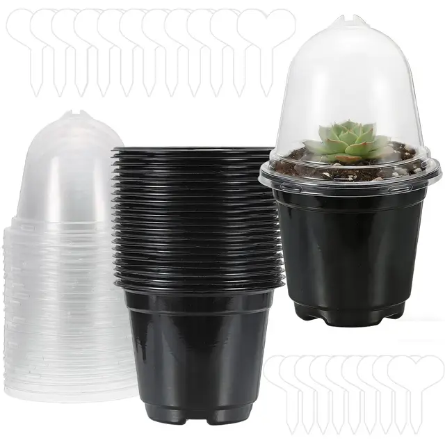 yunxcna anzuchttöpfe 20er set 9cm mit