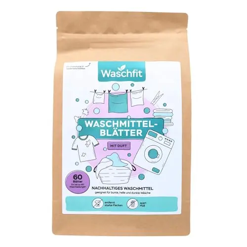 waschfit waschmittelblaetter 60