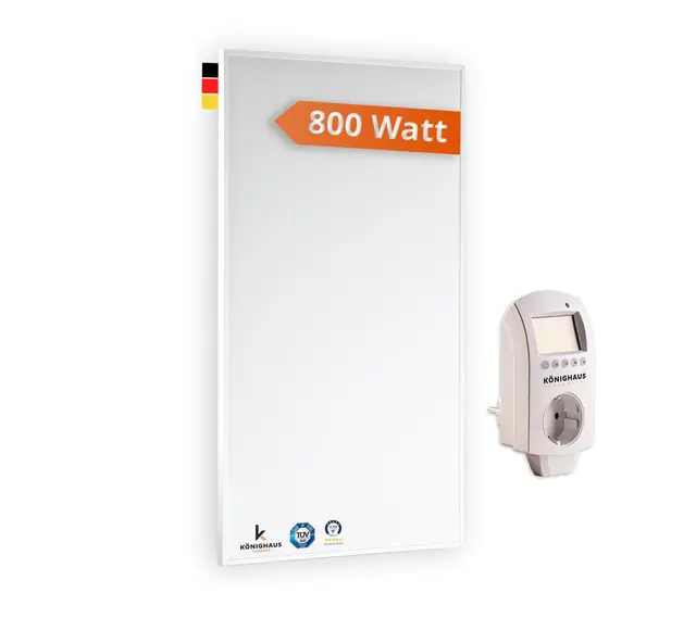 Könighaus Infrarotheizung 800 Watt mit TÜV SÜD